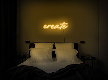 Brighten up Your Bar, Office, and Weddings with the Versatile Create LED Neon Sign.