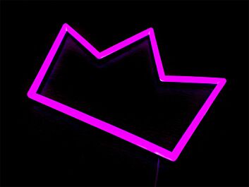 Light Up Your Kingdom: Crown LED Neon Sign for Weddings, Bars, and Majestic Home Decor