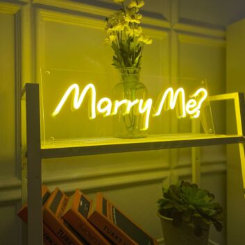&#39;Marry Me&#39; Neon Sign