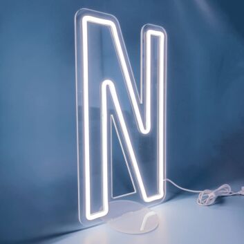 Elevate Your Office, Bar, or Storefront Ambiance with the Customized LED Neon Light Letter N LED Neon Sign