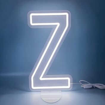 Brighten Up Your Bar, Office, or Wedding with a Customized LED Neon Light Letter Z LED Neon Sign.