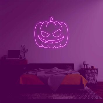 Pumpkin Head&#39; neon sign
