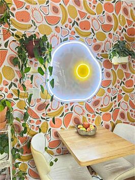 Egg LED Neon Sign: Perfect for Brightening Up Your Kitchen, Breakfast Nook, or Themed Diner Area