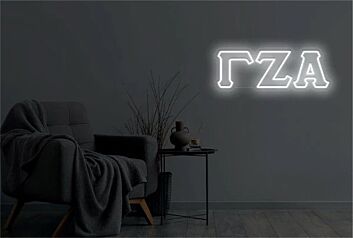 Brighten Up Your Bar, Office, or Wedding Ambiance with the Gamma Zeta Alpha LED Neon Sign.