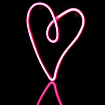 Brighten Your Special Moments: Perfect for Weddings, Anniversaries, and Celebrations with Heart Shaped LED Neon Sign