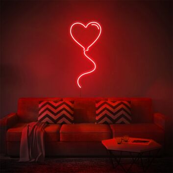 Brighten Your Romantic Evenings and Weddings with the Love Balloon LED Neon Sign.