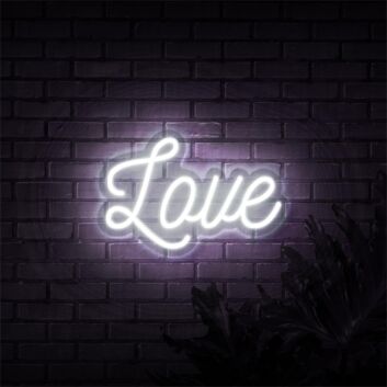 Brighten Up Your Home, Office, or Wedding with the Romantic Glow of Love LED Neon Sign Sketch and Etch Us.