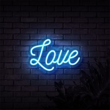 Brighten Up Your Home, Office, or Wedding with the Romantic Glow of Love LED Neon Sign Sketch and Etch Us.