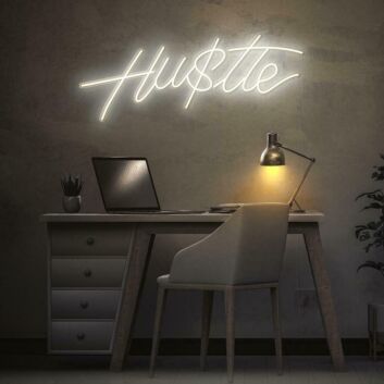 Hu$tle Neon Sign