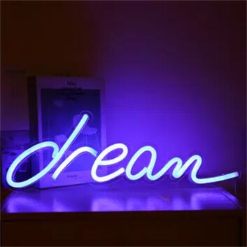 Add a Touch of Radiance to Your Bar, Wedding, or Home Office with Orren Ellis Jaxdon Dream 61 LED Neon Sign Wayfair.