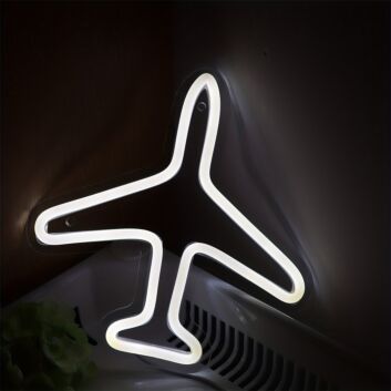 Brighten Up Your Home, Office, or Storefront with the Versatile Plane Wall LED Neon Sign