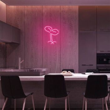 Elevate your home, office, or bar ambiance with the vibrant Plant LED Neon Sign.