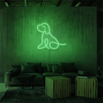 Enhance Your Living Space, Office, or Party Ambiance with the Adorable Puppy LED Neon Sign