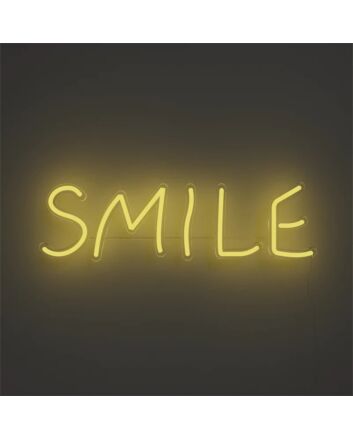 Brighten Your Space: Smile LED Neon Sign for Home, Office, Storefront, and Festive Celebrations