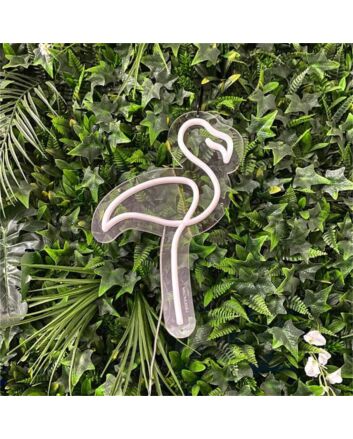 Brighten Up Your Bar, Wedding, or Home with the Vibrant Stock Flamingo LED Neon Sign.