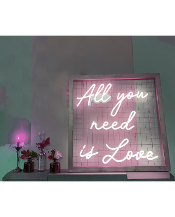 All You Need Is Love Neon Sign