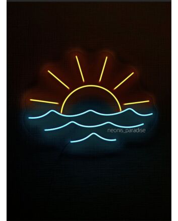 Brighten Your Office, Store, or Cozy Nights with the Versatile Sunrise LED Neon Sign