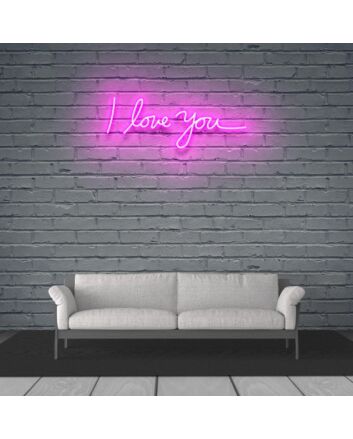 I Love You Neon Sign