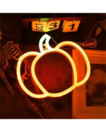 Elevate Your Thanksgiving Ambiance: Perfect Pumpkin LED Neon Sign for Home, Office, and Festive Gatherings.