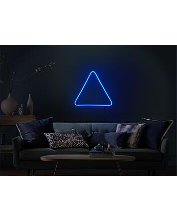 Brighten Up Any Space: Triangle LED Neon Sign for Bars, Weddings, and Chic Home Decor