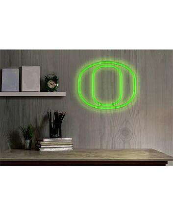 Elevate your game room, bar, or student lounge with the University Of Oregon Logo LED Neon Sign.