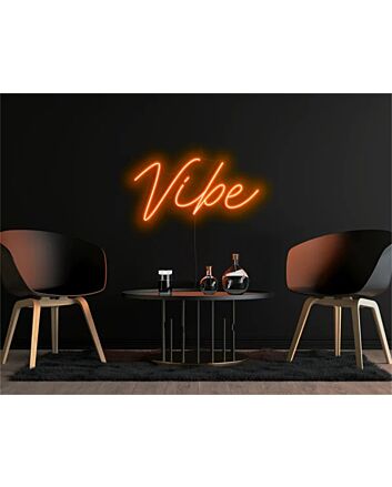 Elevate Your Space: Wall Decor Home Vibe LED Sign for Chic Home, Office, and Party Ambiance