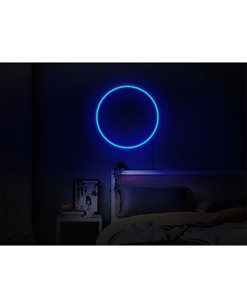 Elevate Your Meditation Space or Yoga Studio Ambiance with Zen Circle LED Neon Sign.