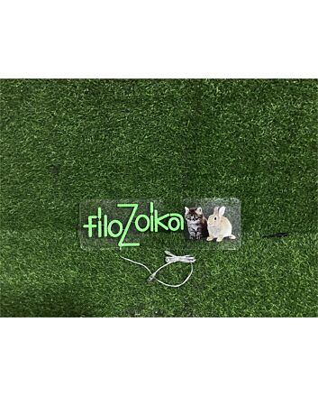 Elevate Your Space: Custom Filo Zoika Uv LED Neon Sign for Bars, Weddings, and Home Ambiance