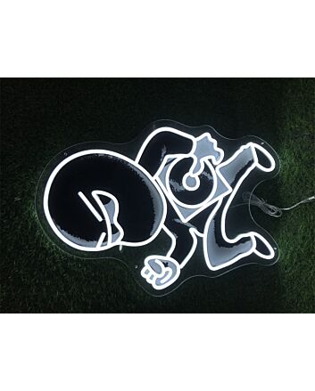Brighten Your Business or Celebrate in Style: Customized Uv Logo Cd Thief LED Neon Sign for Office, Bars, and Weddings.
