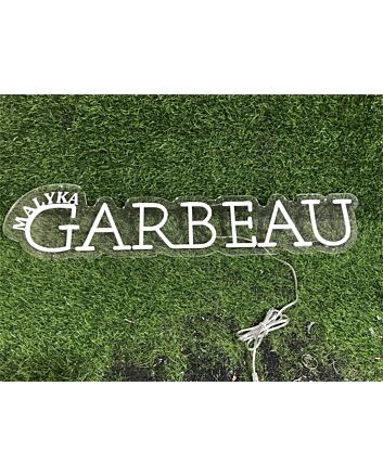 Brighten Your Business, Bar, or Wedding with Garbeau Custom Business LED Neon Sign.