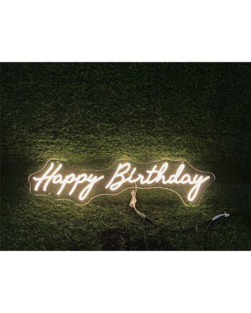 Brighten Every Celebration: From Home Gatherings to Bars, Happy Birthday Party Decor Home Sign LED Neon Sign Enhances Every Occasion.