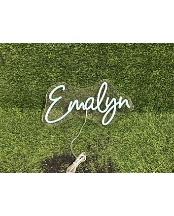 Brighten Up Your Space: Personalize Custom Emalyn LED Neon Sign for Home Decor, Office Vibes, and Special Events like Weddings and Parties.