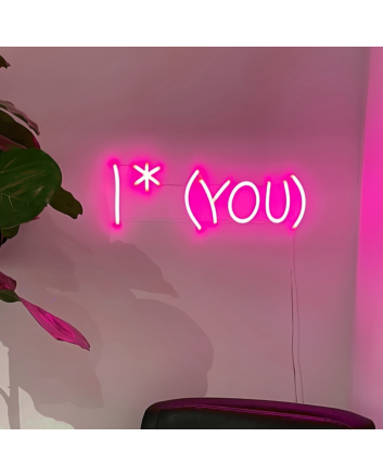 I * （YOU）Neon Sign