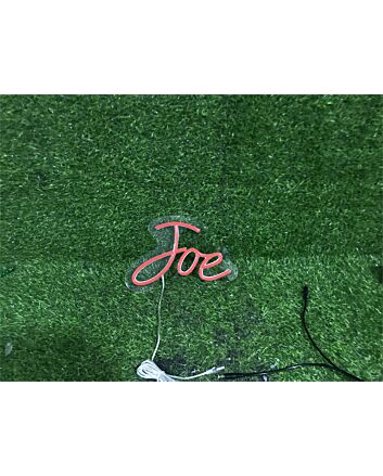 Elevate Your Office, Bar, or Wedding Ambiance with the Personalize Custom Joe LED Neon Sign