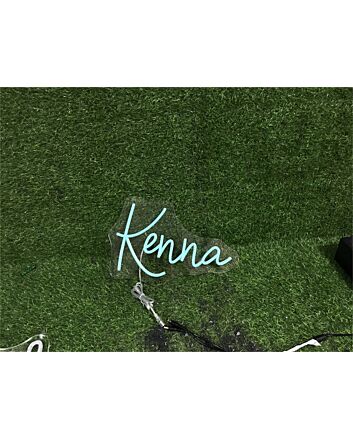 Brighten Up Your Space: Personalize Your Office, Bar, or Party Ambiance with the Custom Kenna LED Neon Sign.