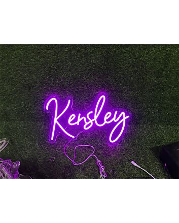 Brighten Up Your Space: Personalize Custom Kenslay LED Neon Sign for Home, Office, Weddings, and Party Ambiance