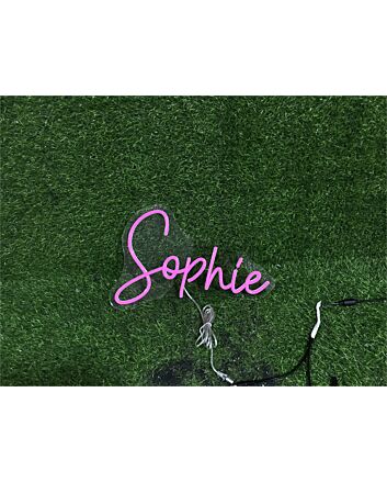 Elevate Your Space: Personalize Custom Sophie LED Neon Sign for Home, Office, Weddings, and Parties.