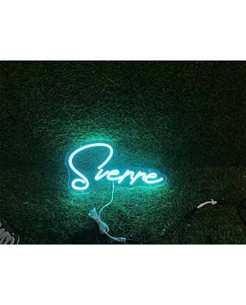 Brighten Your Special Day and Spaces: Personalize Custom Sverre LED Neon Sign for Weddings, Offices, and Home Decor.