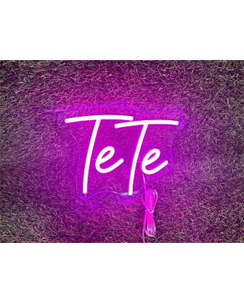 Brighten Your Special Moments: Personalize Custom Tete LED Neon Sign for Weddings, Bars, and Home Decor.