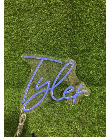 Brighten Your Space: Enhance Any Room, Office, or Event with Personalize Custom Tyler LED Neon Sign.