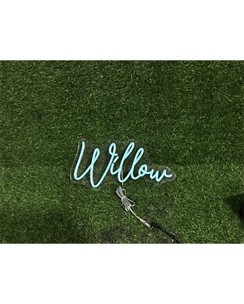 Brighten Up Your Space: Personalize Custom Willow LED Neon Sign for Home Decor, Office Vibes, Storefronts, and Buzzing Bars