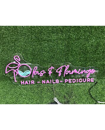 Brighten Your Salon, Spa, or Home with the Glamorous Salon Hari Nails Pedicure Custom LED Neon Sign