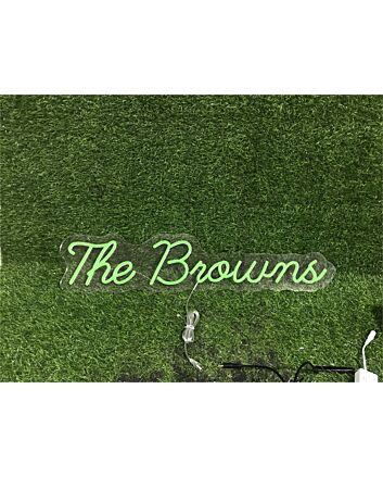 Enhance your space from office to wedding with The Brouns Custom LED Neon Sign.