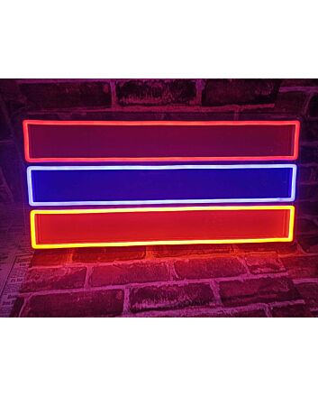 Armenian flag neon sign