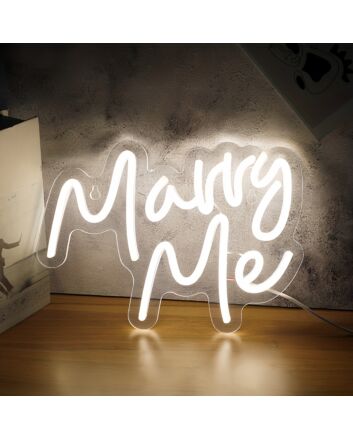 Marry Me Neon Sign