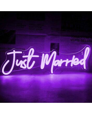 Just Marred Neon Sign