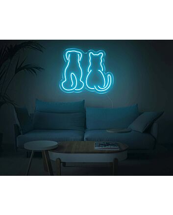 Dog and Cat V1 LED Neon Sign