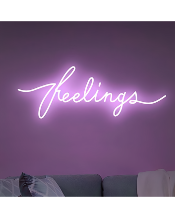 &#39;Feelings&#39; Neon Sign
