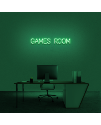 &#39;Games Room&#39; Neon Sign