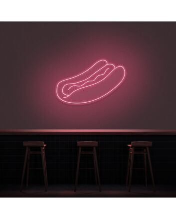 Hot Dog Neon Sign